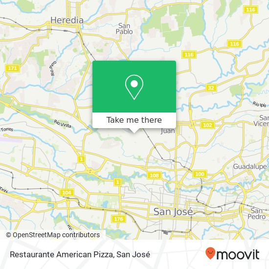 Restaurante American Pizza map