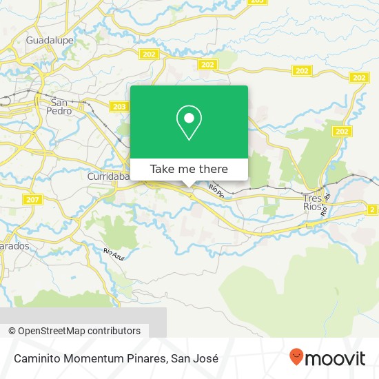 Caminito Momentum Pinares map