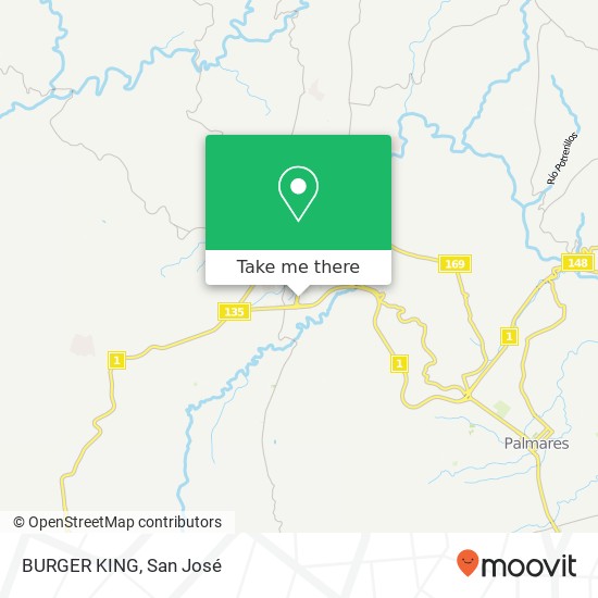 BURGER KING map