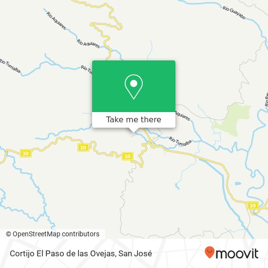 Cortijo El Paso de las Ovejas map