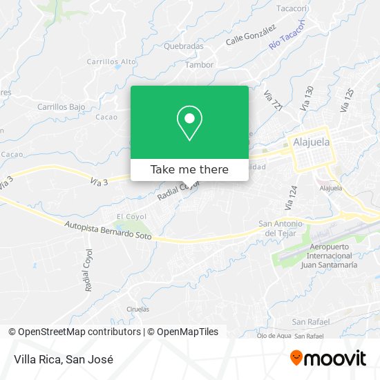 Villa Rica map