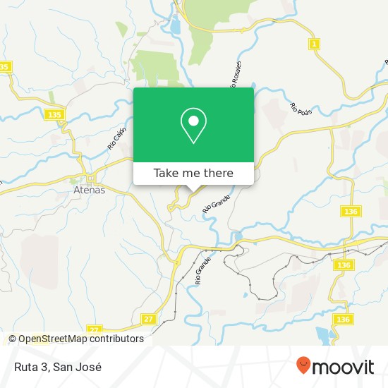 Ruta 3 map