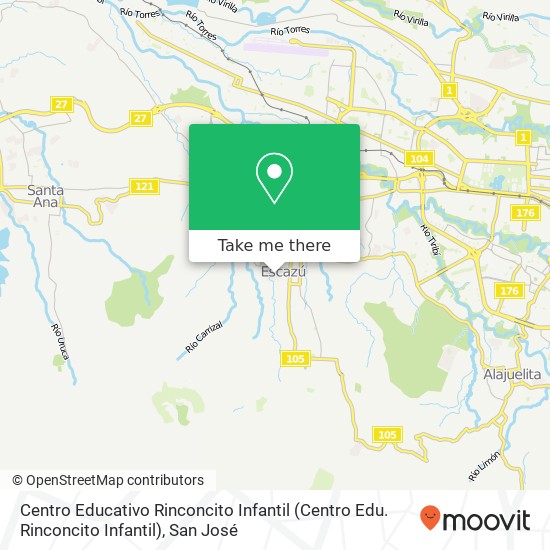 Centro Educativo Rinconcito Infantil map