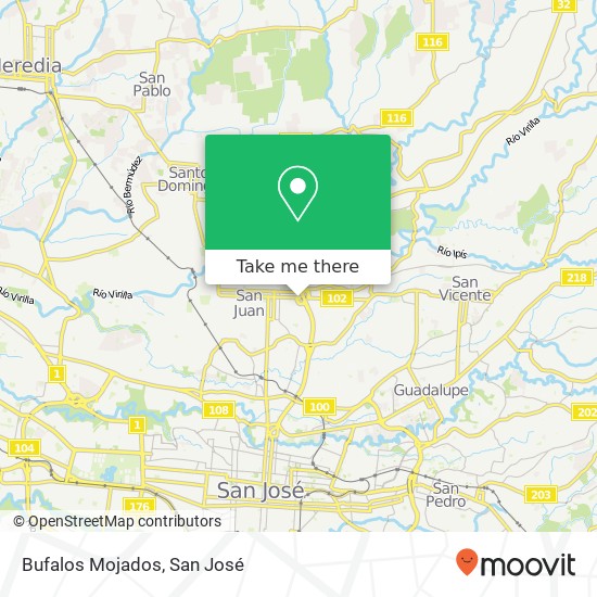 Bufalos Mojados map