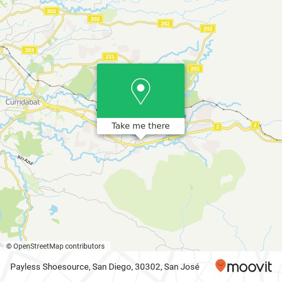 Payless Shoesource, San Diego, 30302 map