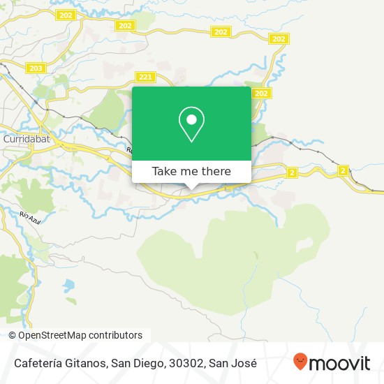 Cafetería Gitanos, San Diego, 30302 map