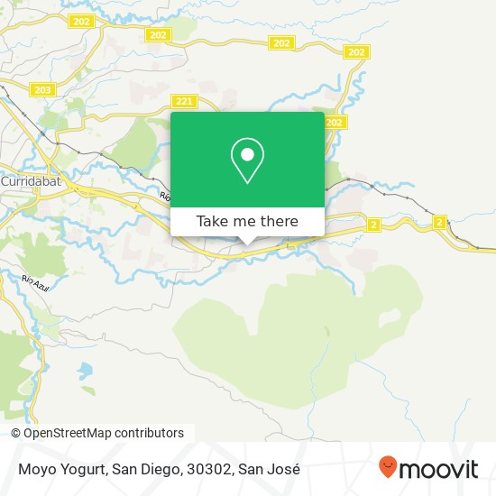 Mapa de Moyo Yogurt, San Diego, 30302