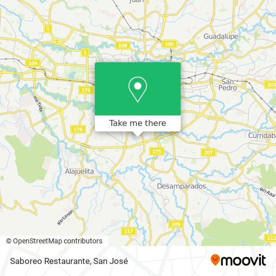 Saboreo Restaurante map