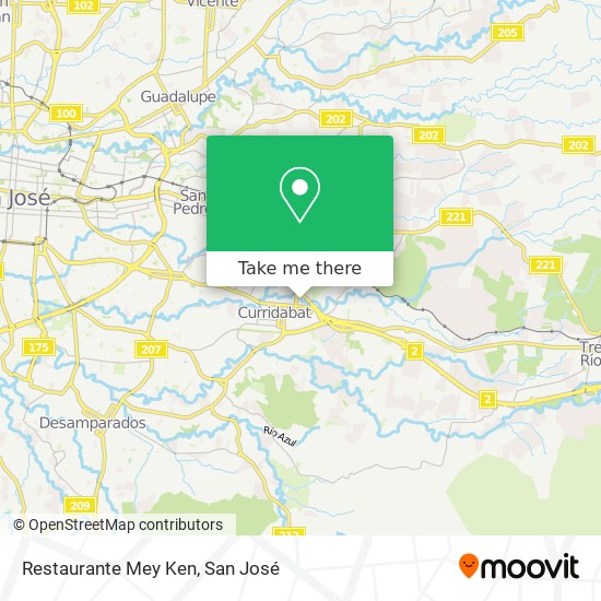 Restaurante Mey Ken map