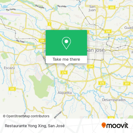 Restaurante Yong Xing map