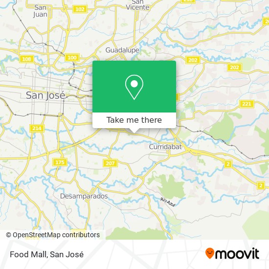 Mapa de Food Mall