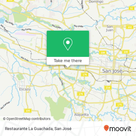 Restaurante La Guachada, Calle 68 Mata Redonda, San José, 10108 map