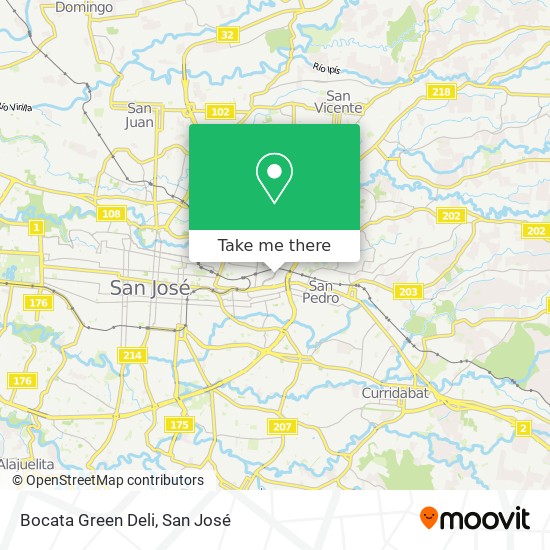 Bocata Green Deli map