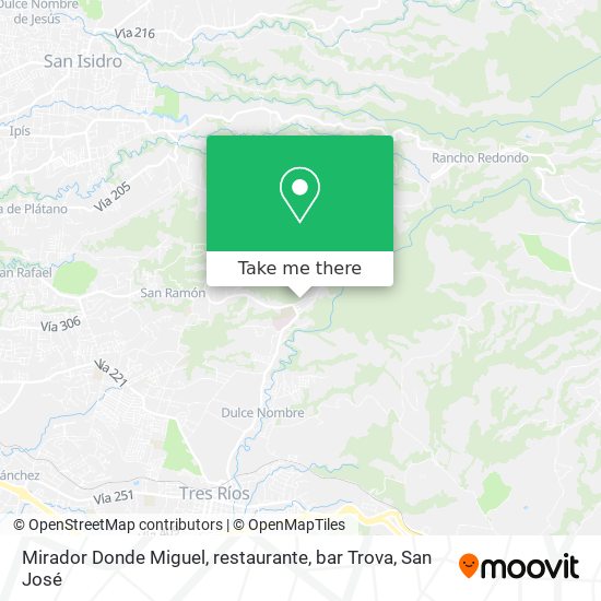Mirador Donde Miguel, restaurante, bar Trova map