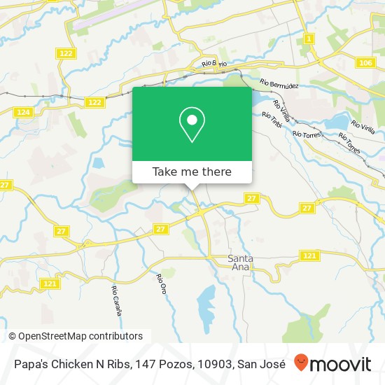 Papa's Chicken N Ribs, 147 Pozos, 10903 map