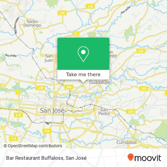Bar Restaurant Buffaloss map
