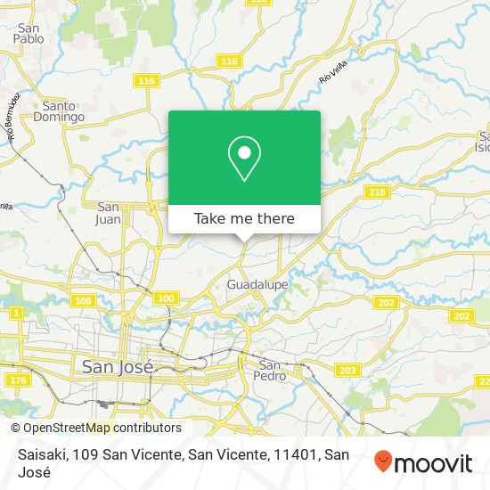 Saisaki, 109 San Vicente, San Vicente, 11401 map