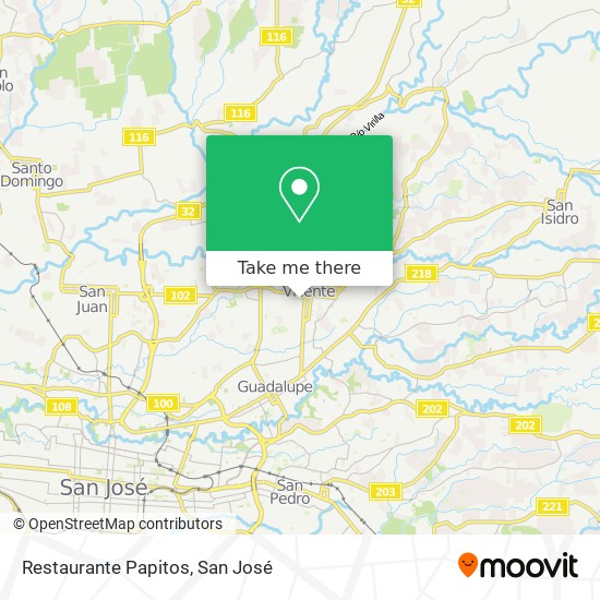 Restaurante Papitos map