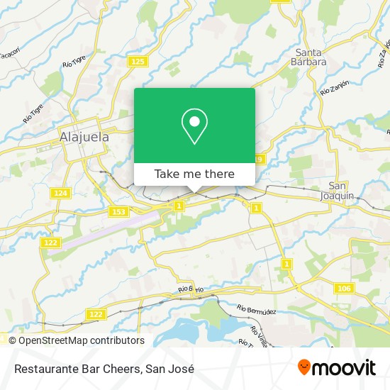Restaurante Bar Cheers map