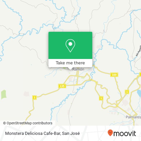 Monstera Deliciosa Cafe-Bar map