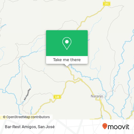 Bar-Rest Amigos map