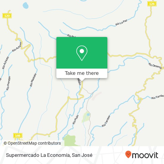 Supermercado La Economía map