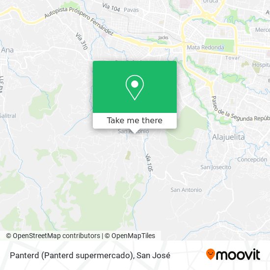 Panterd (Panterd supermercado) map