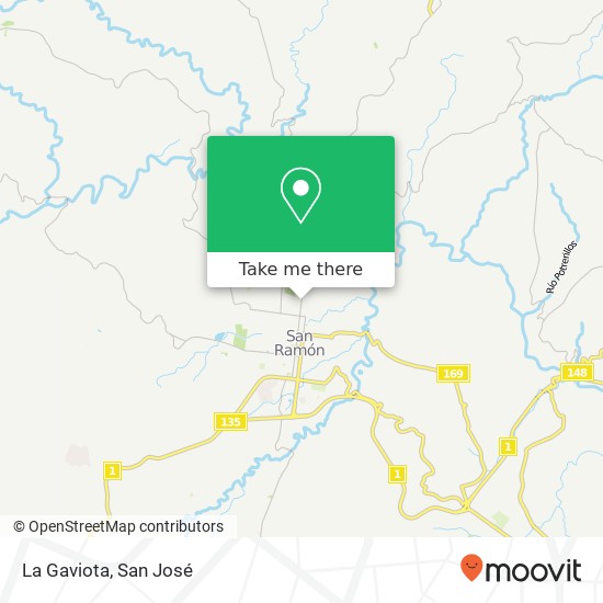 La Gaviota map