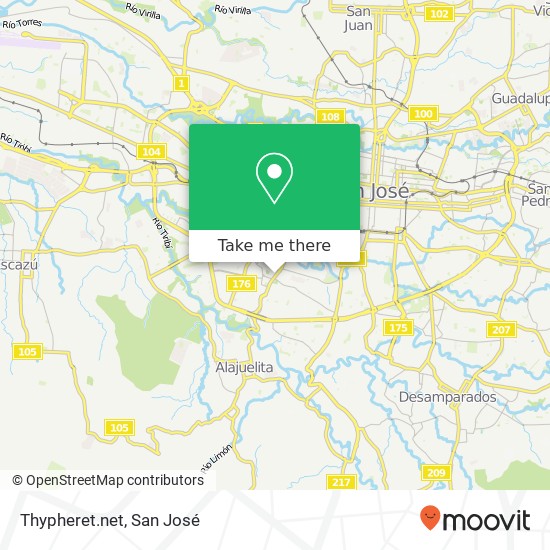 Thypheret.net map