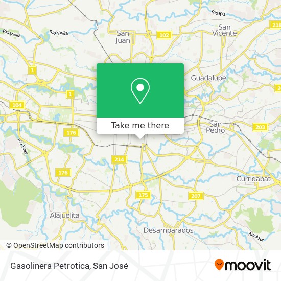 Gasolinera Petrotica map