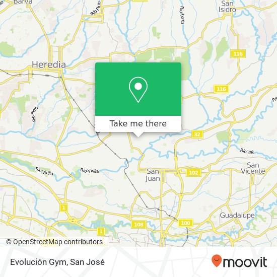 Evolución Gym map