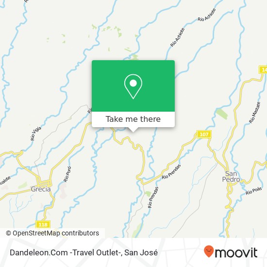 Dandeleon.Com -Travel Outlet- map