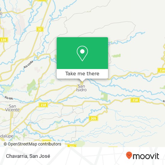 Chavarria map