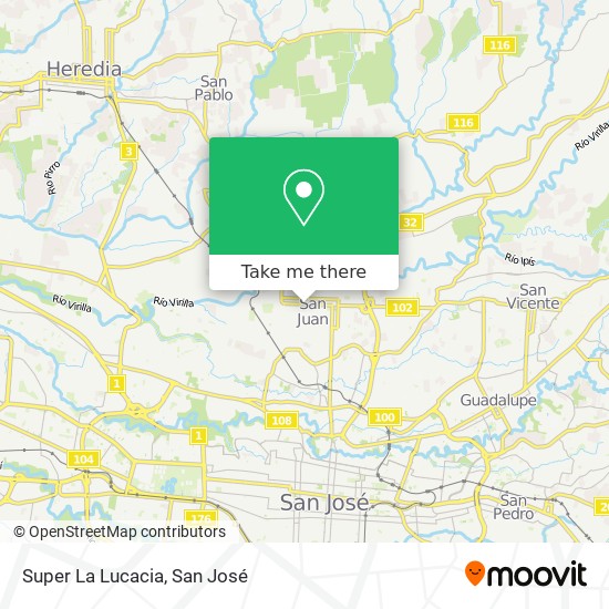 Super La Lucacia map