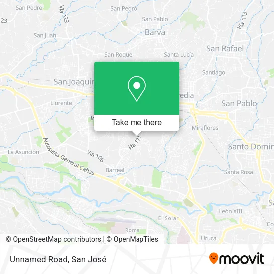 Mapa de Unnamed Road