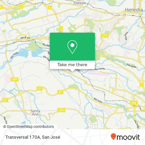 Transversal 170A map