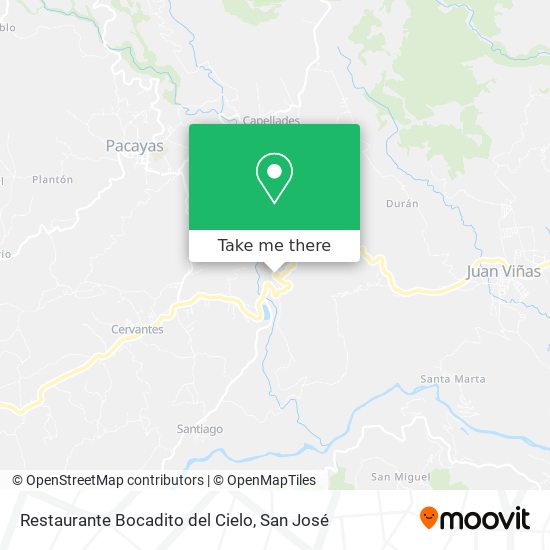 Restaurante Bocadito del Cielo map