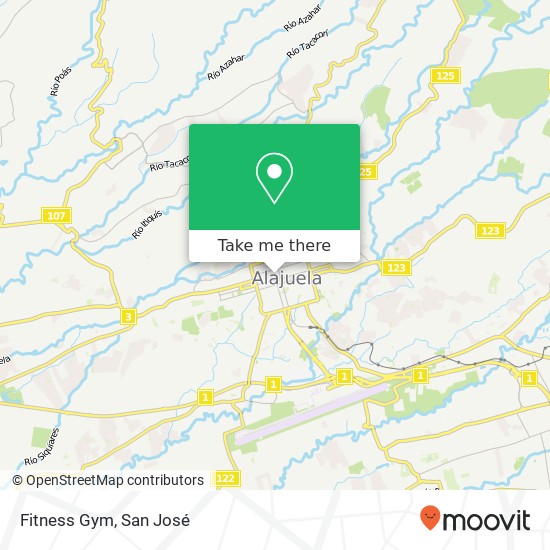 Fitness Gym map
