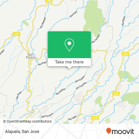 Alajuela map