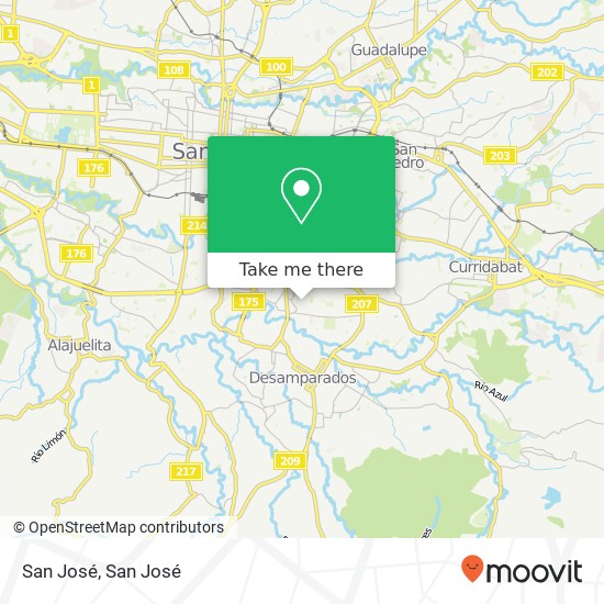 San José map