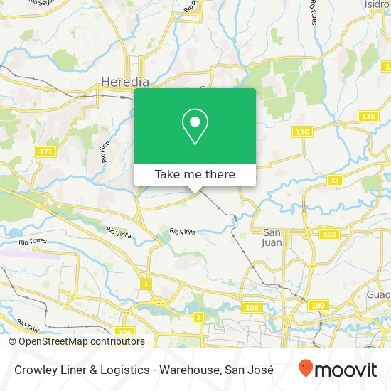 Crowley Liner & Logistics - Warehouse map