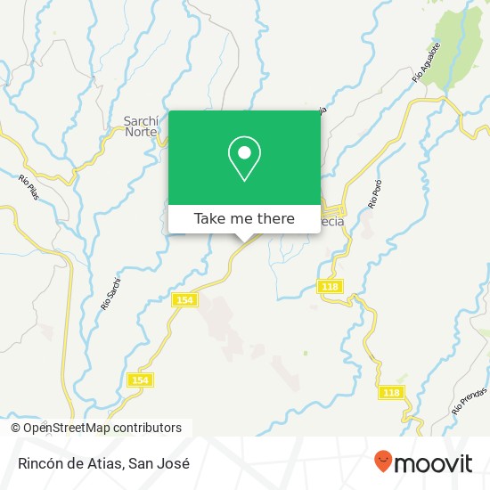 Rincón de Atias map