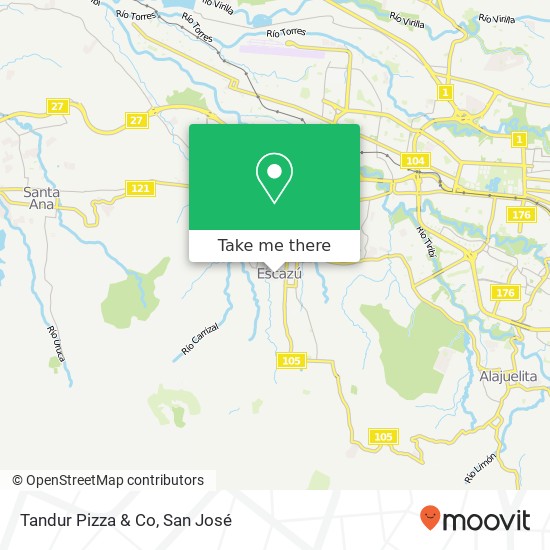 Mapa de Tandur Pizza & Co