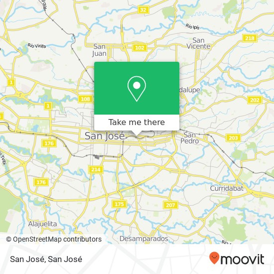 San José map