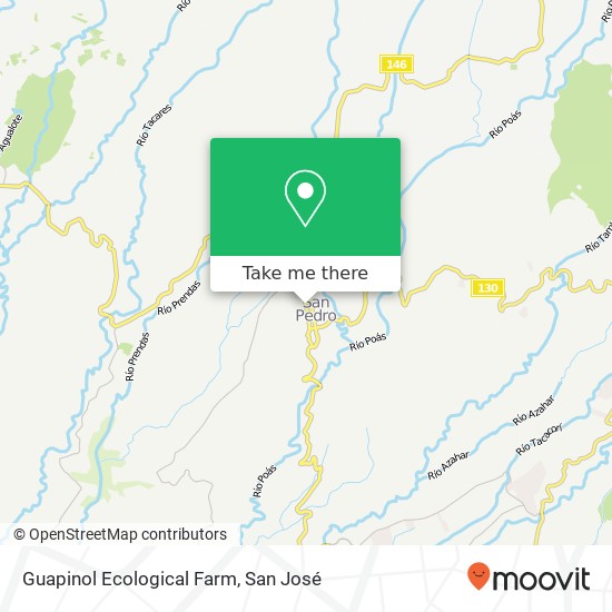 Guapinol Ecological Farm map