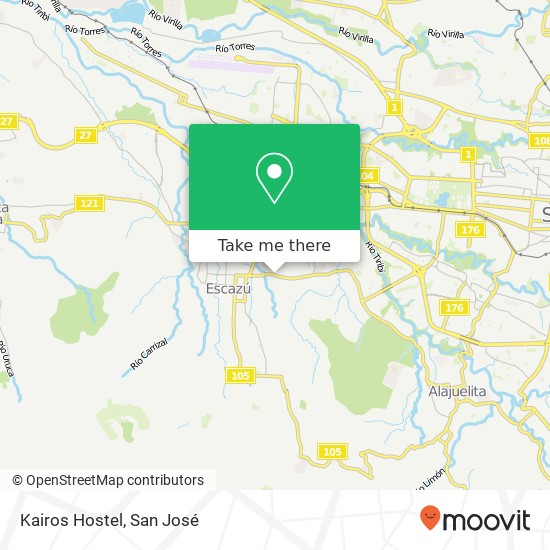 Kairos Hostel map