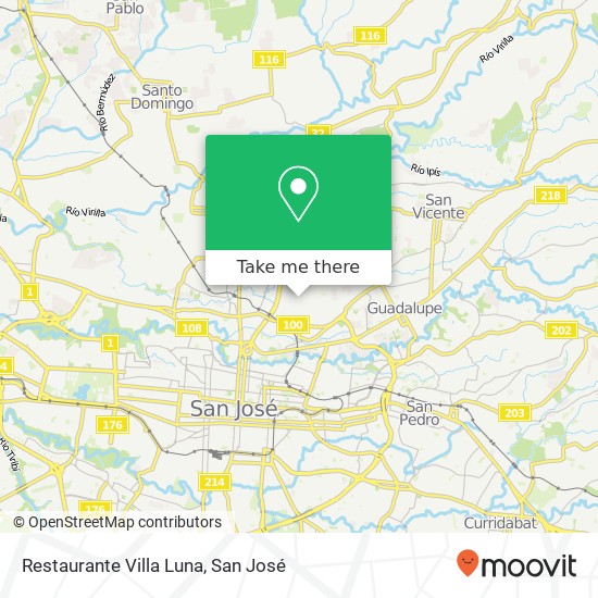 Restaurante Villa Luna map