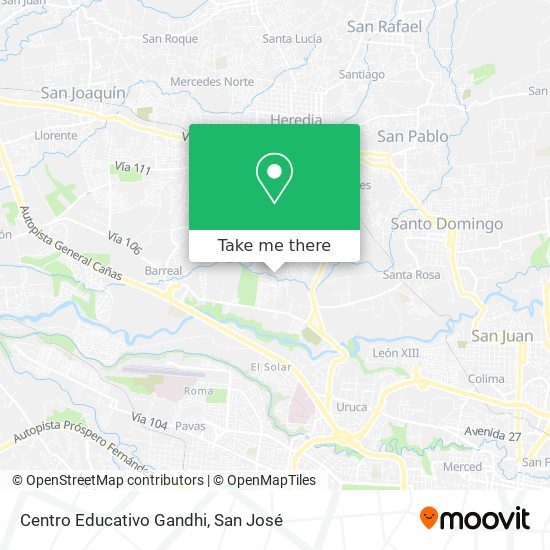 Centro Educativo Gandhi map