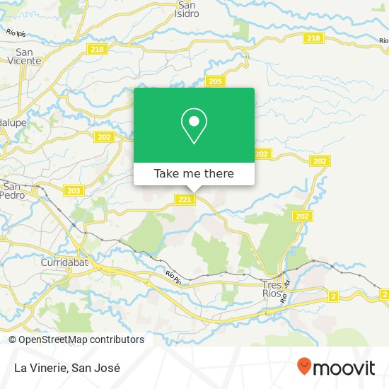 La Vinerie map