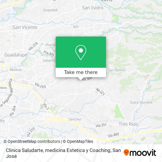 Clinica Saludarte, medicina Estetica y Coaching map